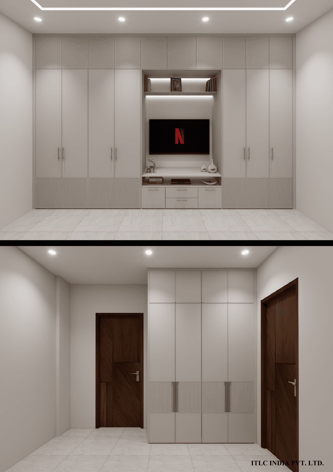 Wooden cabin in a forest